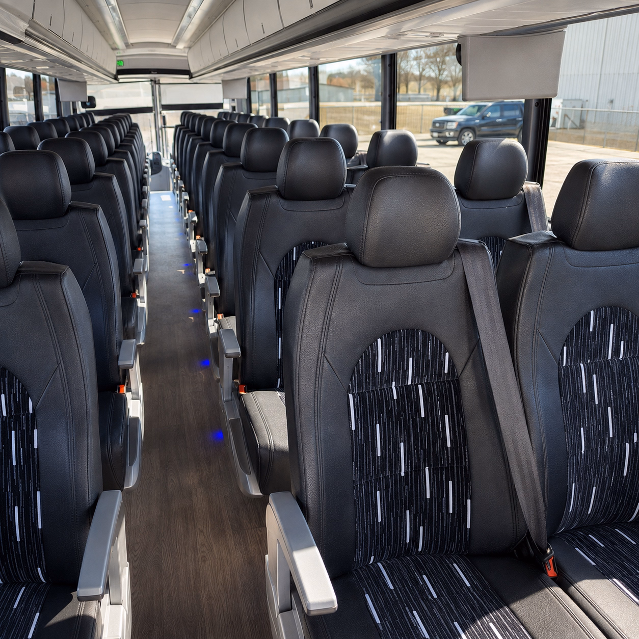 edison charter bus interior gallery