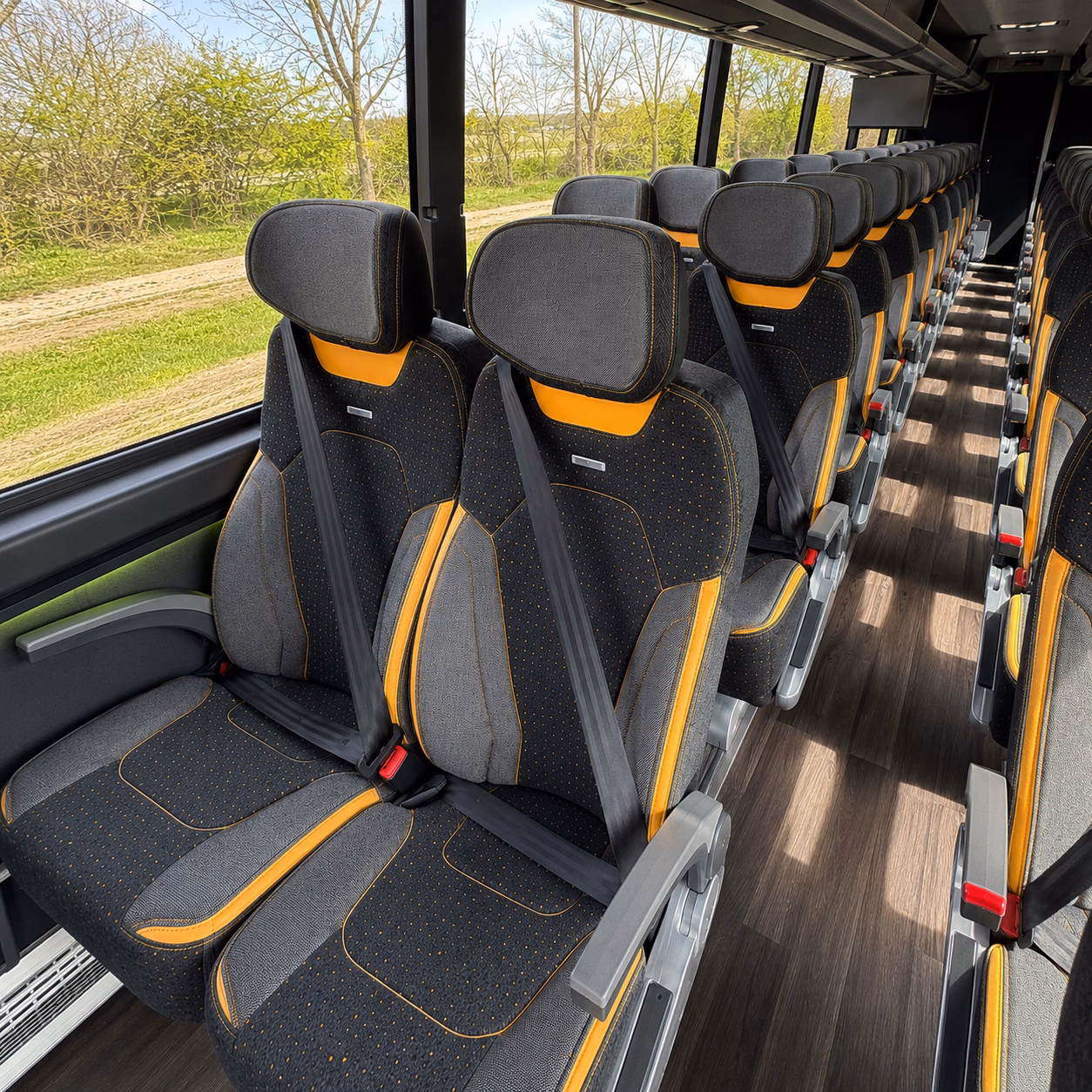 edison charter bus rental