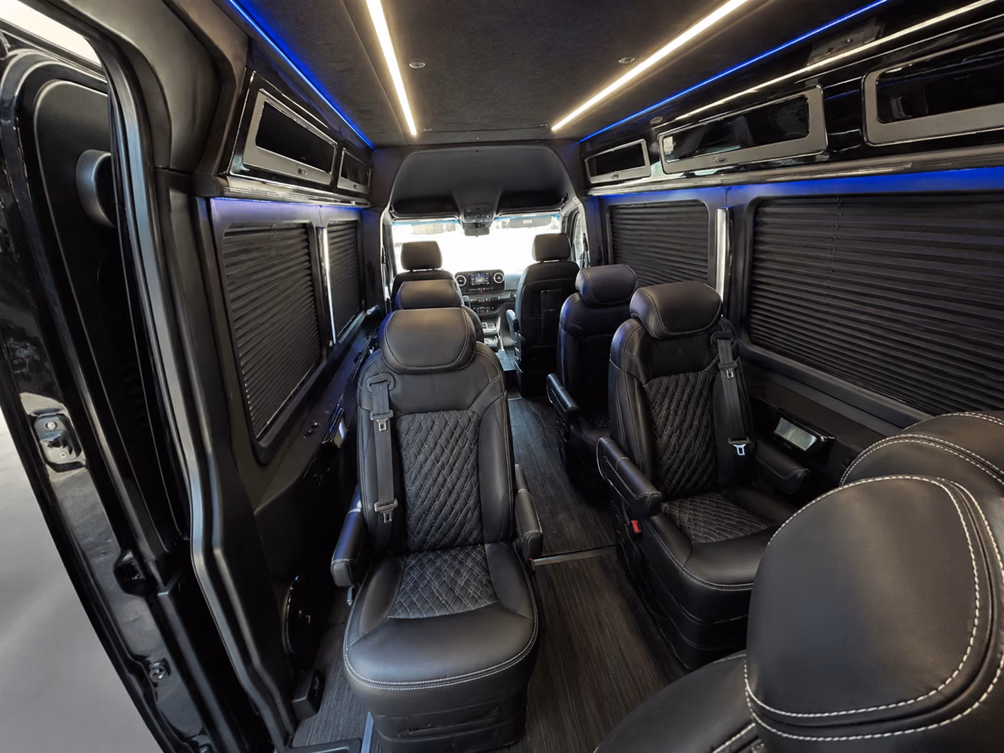 edison corporate event transportation onboard seating