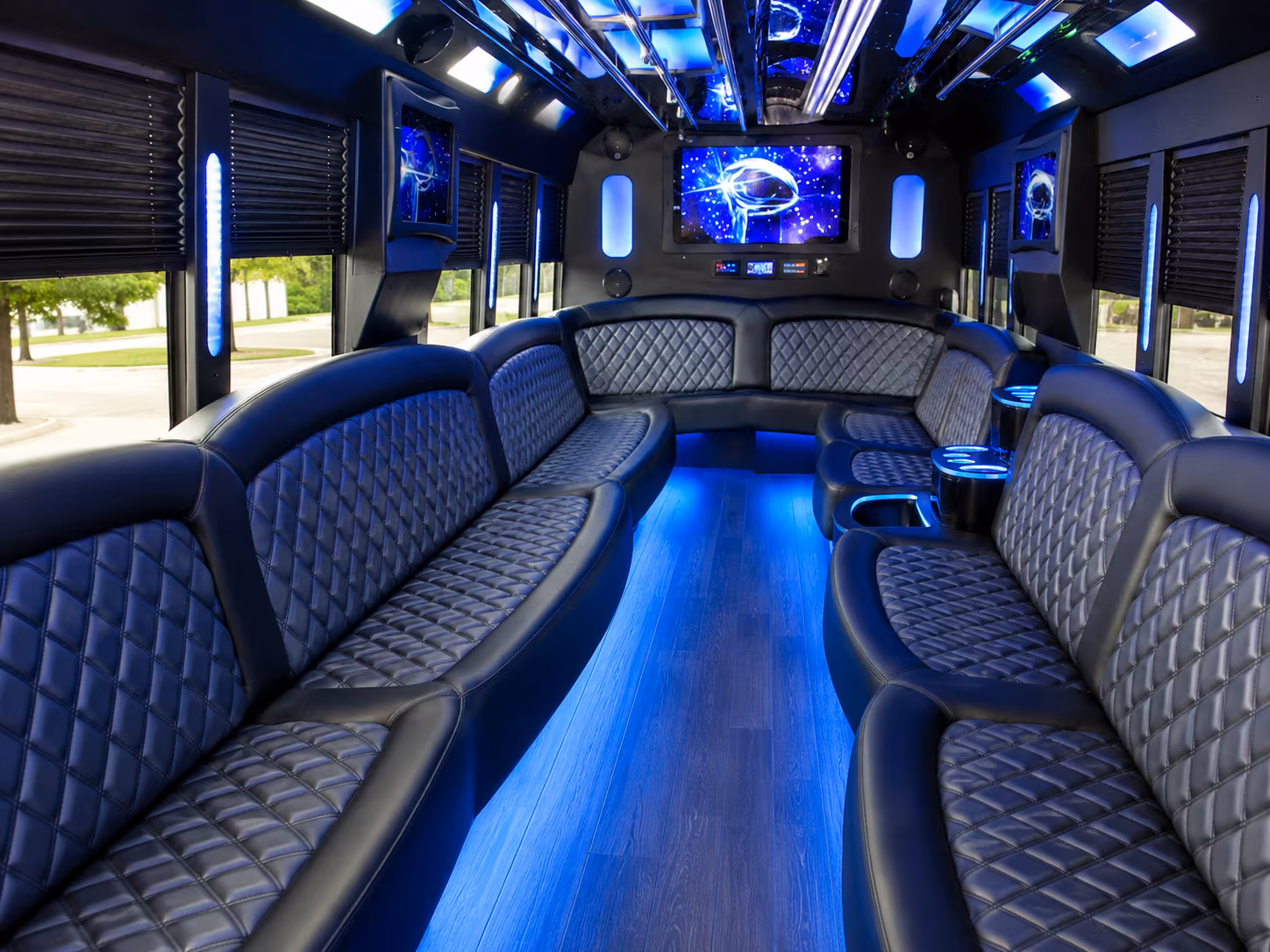 edison holiday party bus rental