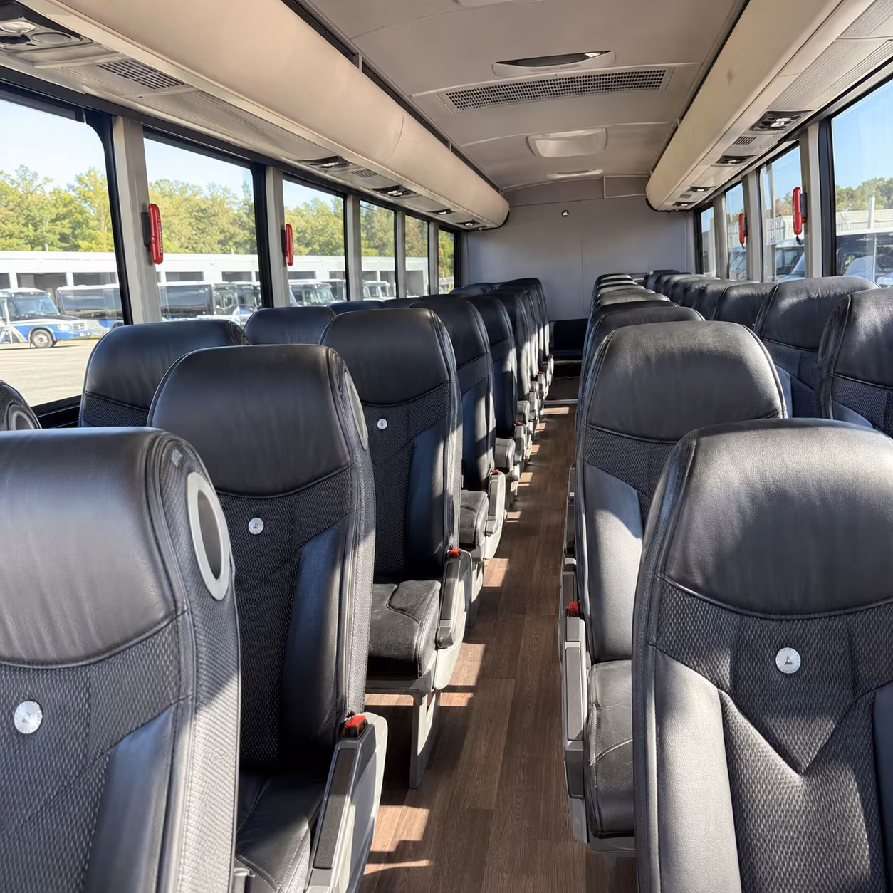 plainfield employee shuttle bus services
