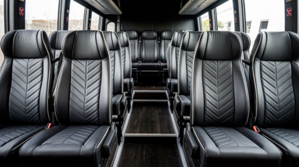 20 passenger minibus inside new brunswick