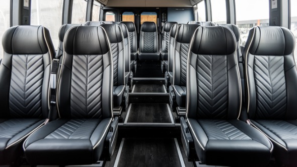 25 passenger minibus inside new brunswick