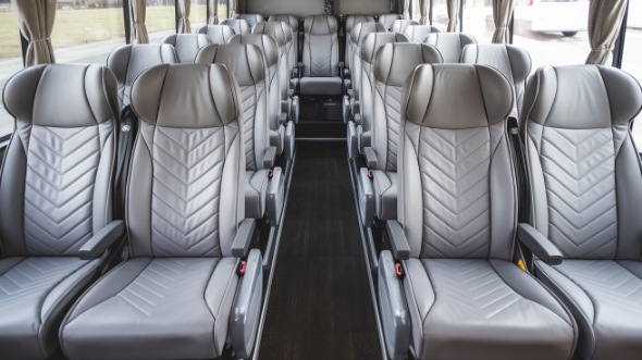 50 passenger charter bus interior