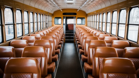 edison school bus rental inside