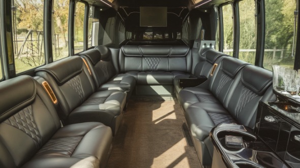 edison sprinter limo rental interior