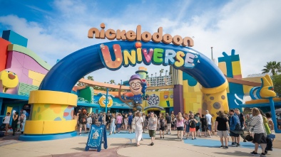 nickelodeon universe theme park